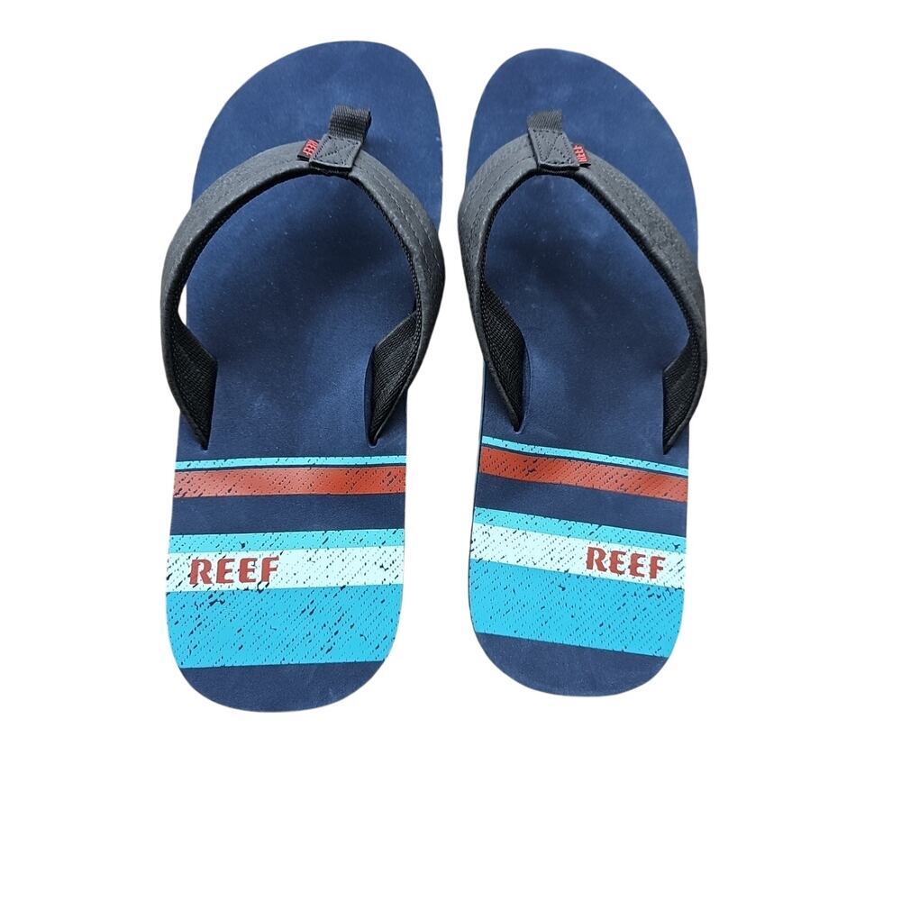 Reef The Layback Flip Flop Men’s 12 EU 45 Water Friendly Sandal CJ4364 Navy Blue